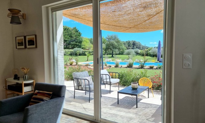 Saint-Cannat Villa | Villa Garrigo L'instant Provence 4ch Piscine Clim / 20mins D'aix-en-provence