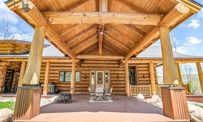 Clark Casa | Custom Log Home in North Routt. Enjoy Biking, Hiking, Swimming, Fishing and Life