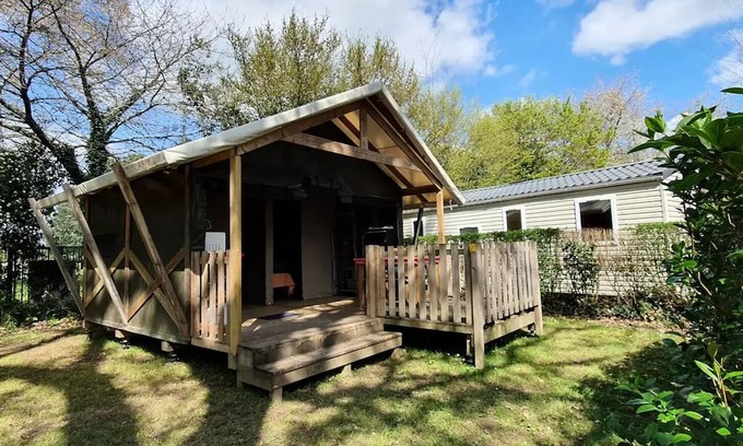 Nort-sur-Erdre Casa | Camping du Port Mulon * - SAFARI CABIN - 4 PEOPLE MAX - WITHOUT SANITARY 4 people