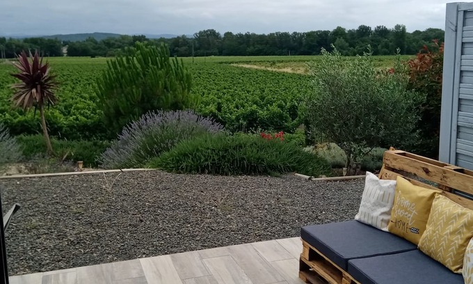 Malvies Casa | Villa Climatisée au Milieu des Vignes Avec son spa