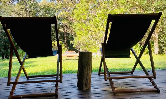 Cootharaba Cabaña | Relaxing Family-Friendly Vacation Home with a nature view in Noosa Hinterland!