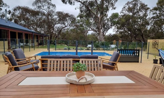 Two Rocks Casa | Captivating Bush Beach Retreat, Character home on 4 acres, sleeps 8, with a pool