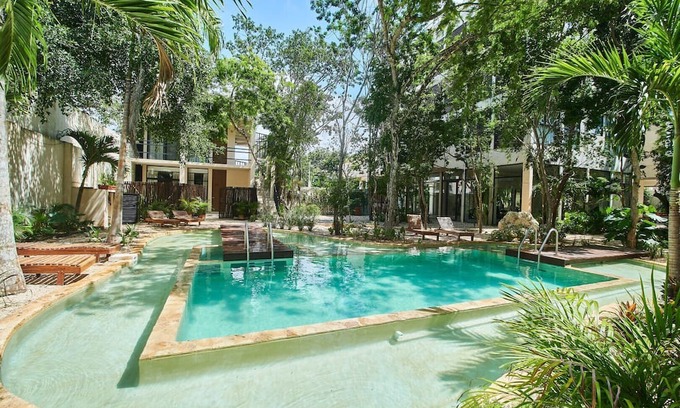 Centro de la ciudad de Tulum Complejo | Shoreline 2 Bedrooms | 2 Baths | 4 Guests
