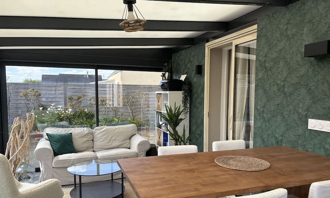Saint-Marcouf Casa | Maison Bord de Mer Avec Piscine