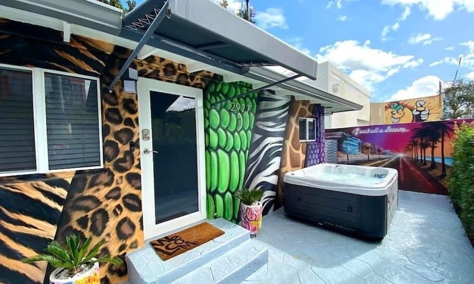 Wynwood Art District Casa | Unique Miami Art Escape w/ HotTub, Arcade & Murals