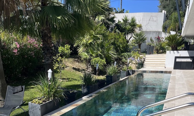 Saint Antoine Apartamento | Cottage Marin Avec VUE MER en REZ Jardin Avec Piscine Chauffée