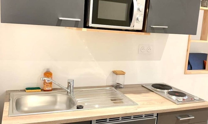 Flace Apartamento | Studio confort RDC proche hôpital de Mâcon
