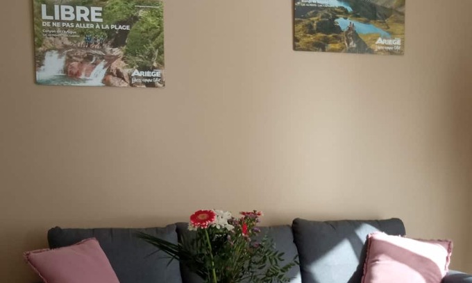 Fougax-et-Barrineuf Apartamento | Gîte Ensoleillé, au Calme et de Plain Pied