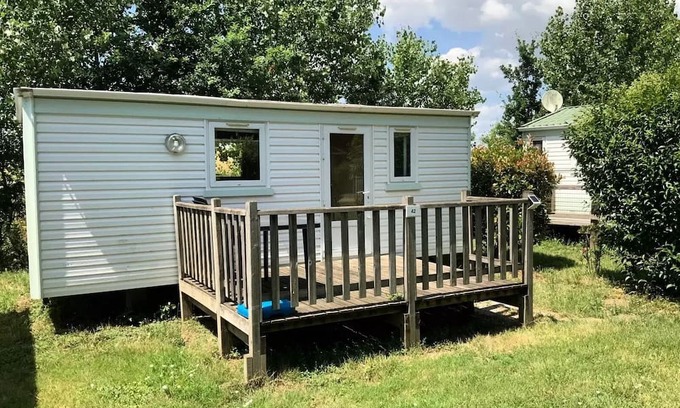 Saint-Denis-du-Payre Casa | CAMPING O BEAU LAURIER ** - Mobile home with dressing room 4p 42 4 people