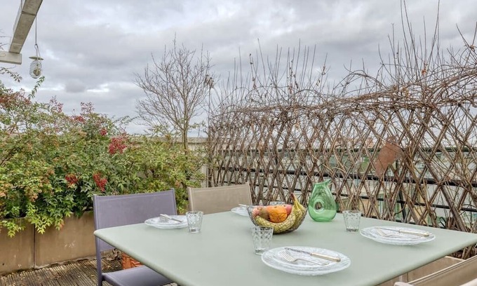 Saint-Mande Apartamento | Bright & Large Flat - Roof Top Terraces-St Mandé