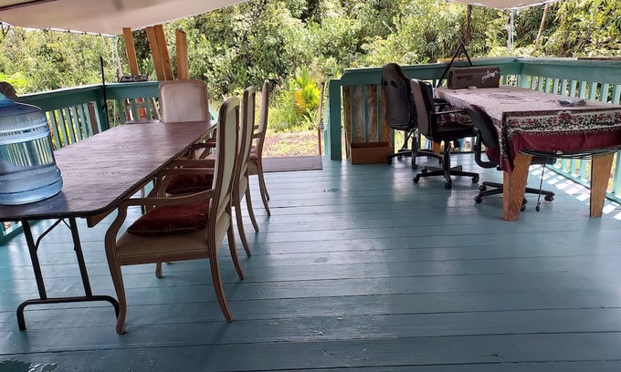 Hawaiian Acres Casa | Nice Geodesic Dome in vary green area