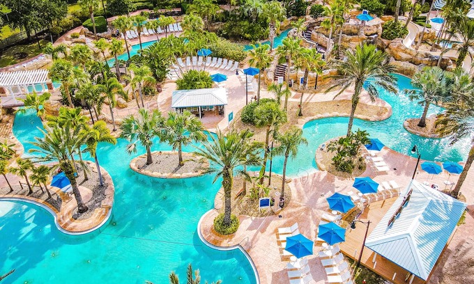 Reunion Casa | Spacious Modern Condo with Pool Table, Rooftop Terrace and Large Loft. Reunion Resort Water Park Access near Disney at Spectrum Resort Orlando by Rentyl - B31 #234