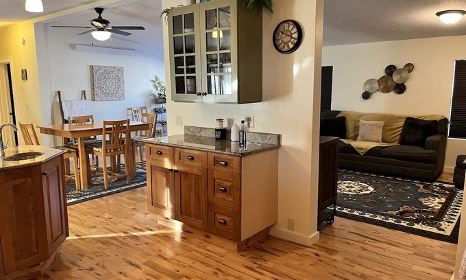Freedom Casa | Newly remodeled home with a Barnwood rustic siding and an updated clean interior