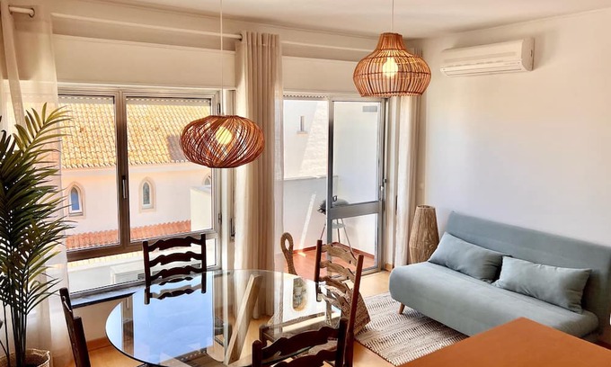Armacao de Pera Apartamento | Newly refurbished coastal apartment, steps away from the beach with sea views.