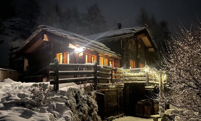 Evolene Chalet De Esquí | Grange Rénovée 80m2 vue Panoramique au Calme, Accès Facile