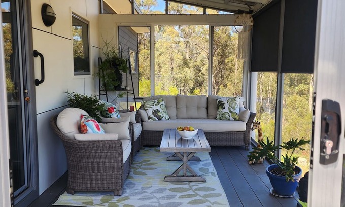 Southern Cabaña | Beautiful modern, Two bedroom unit located on 63 acres in Mountain River.