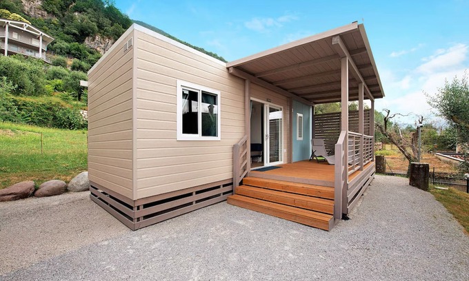 Predore Alquiler De RV | Camping home with lake view, Wi fi and air conditioning