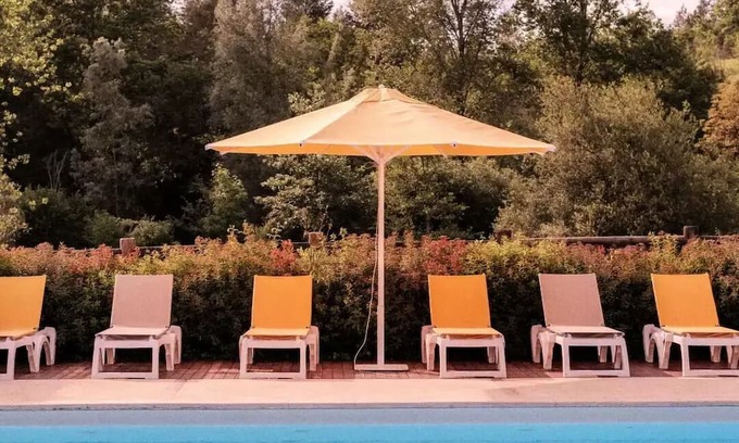 Coux-et-Bigaroque-Mouzens Chalet De Esquí | Camping Inspire Villages Séveilles - Signature Spa Chalet 3 Rooms 4 People Air Conditioned