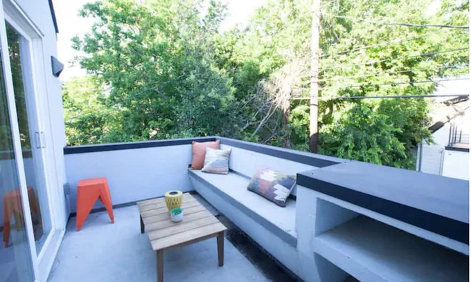 North Loop Casa | Stylish 3 story house. 3 patios. Central Austin.