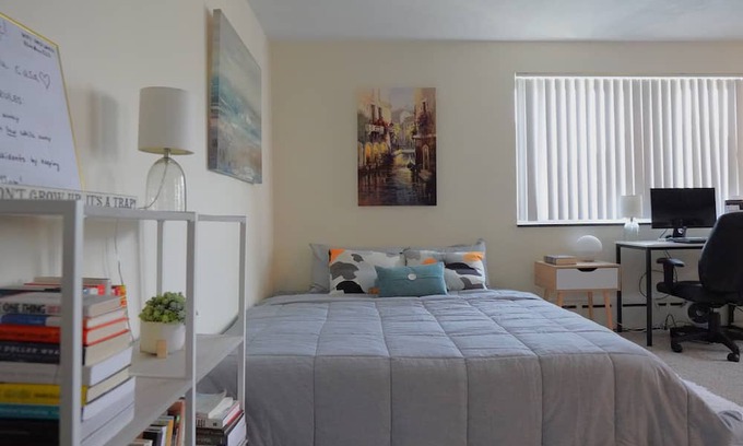 North Cambridge Apartamento | Cozy Cambridge Studio