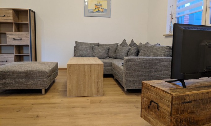 Bechhofen Apartamento | Holiday Apartment "Seenlandliebe - Wiesethblick" with Shared Garden