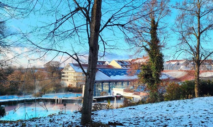 Bad Griesbach-Therme Apartamento | 1. Reihe Bademantelgang Appartement mit Terrasse Thermen-, Park- und Gartenblick
