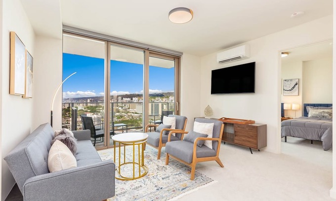 Ala Moana Condominio | Spectacular Condo at Sky Ala Moana with Ocean View and Parking