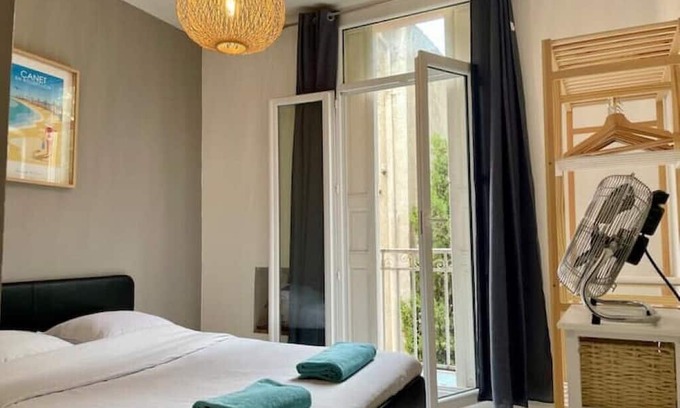 La Gare Apartamento | Appart "rue des Jardins "2 Chambres, Clim,
