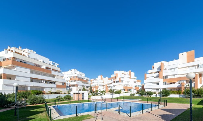 Roquetas de Mar Casa | AGUA SERENA - ADULTS ONLY - Modern apartment with shared poll near the beachl - Free Wifi