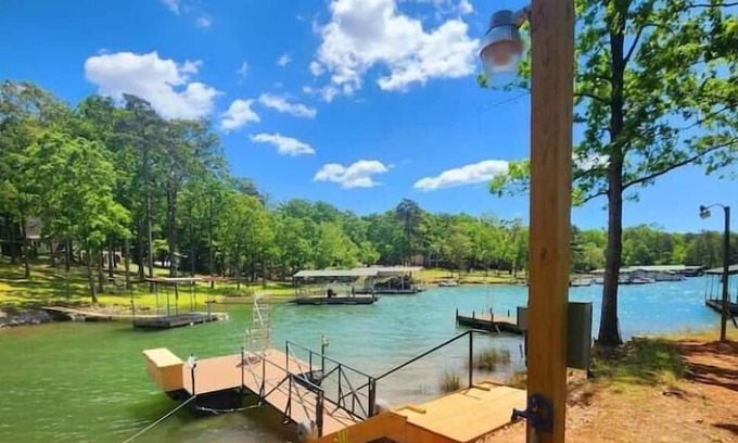 Reed Creek Casa | "Simply Unhitched" Lake Front RV with Swim Dock