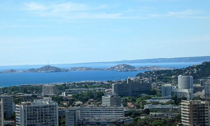 Le Cabot Apartamento | T3 Cosy Avec vue Panoramique à 180° à la Porte des Calanques