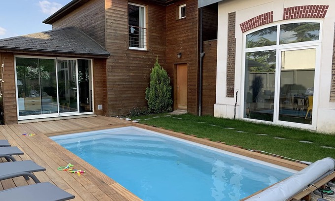 Clamart Casa | Maison Avec Piscine Chauffée 4 Chambres - JO 2024