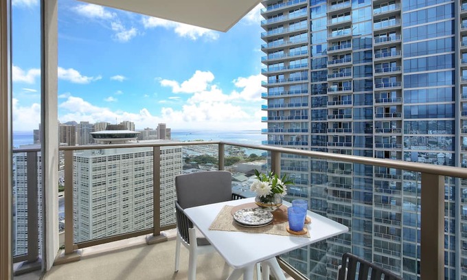 Ala Moana Condominio | BRAND NEW Luxury Skyline Residence with Panoramic City & Partial Ocean Views!