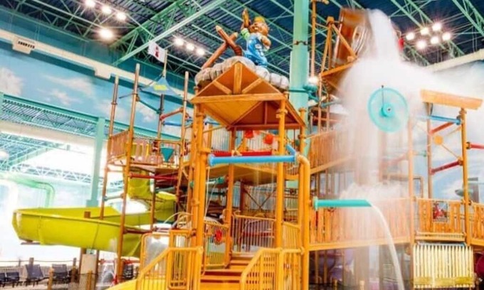 Williamsburg Complejo | Great Wolf Lodge Williamsburg VA, deluxe balcony family suite 12/4 -12/7/2023