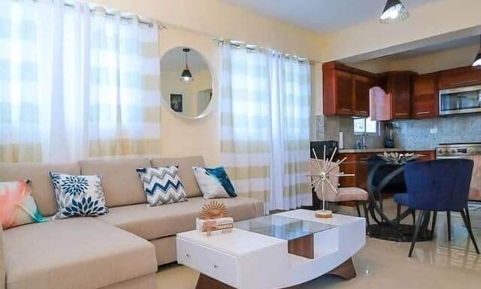 San Cristobal Apartamento | Beautiful 2Bd/2bath apt W. AC, Garage & roof top