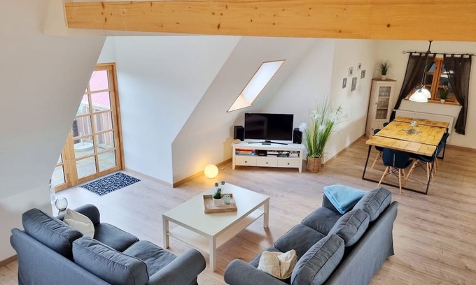Schwartbuck Apartamento | Feldkieker vacation apartment on a beautiful vacation farm near the Baltic Sea