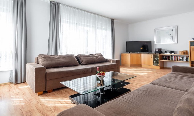 Koserow Apartamento | Apartment Vineta with two balconies and bio-fireplace