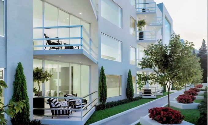 Conocoto Apartamento | Suite minimalista con vista a los volcanes