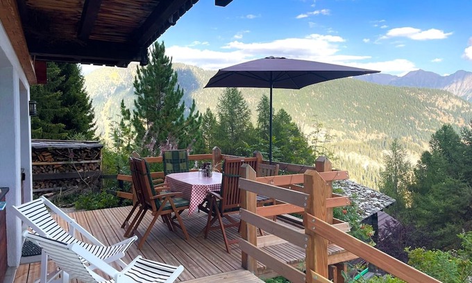 Blatten bei Naters Chalet De Esquí | Cozy chalet at 1700m with a fantastic view