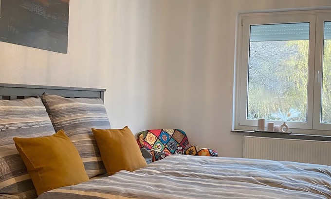Melsungen Apartamento | Apartment 'Fuldaufer' with Private Garden and Wi-Fi