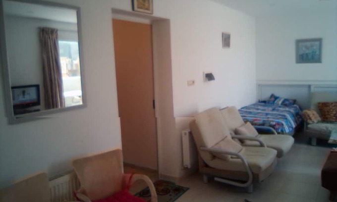 Hamma Apartamento | Studio with double terrace 70m2 sea view 100m from the beach very pleasant
