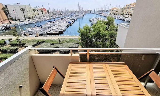 Leucate Apartamento | Residence Le Canigou - Large studio 4 beds PORT LEUCATE