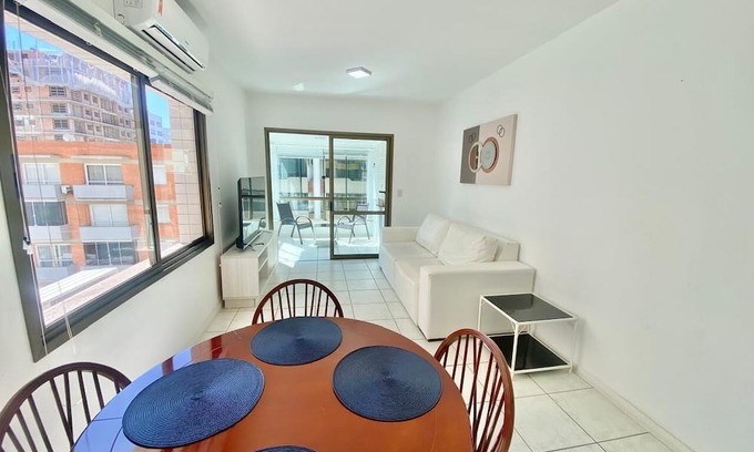 Capao da Canoa Apartamento | 2 bedrooms, suite, 3 splits, wi-fi, front balcony, sunny!