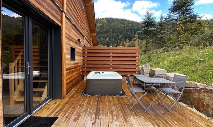 Rochesson Chalet De Esquí | Chalets Perce Neige & Jacuzzi privatif