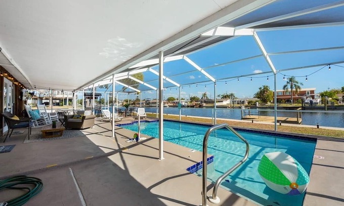 Sea Ranch Casa | "Stay Salty" Florida Pool/Canal Home, 4 bed, 3.5 bath, bring boat!