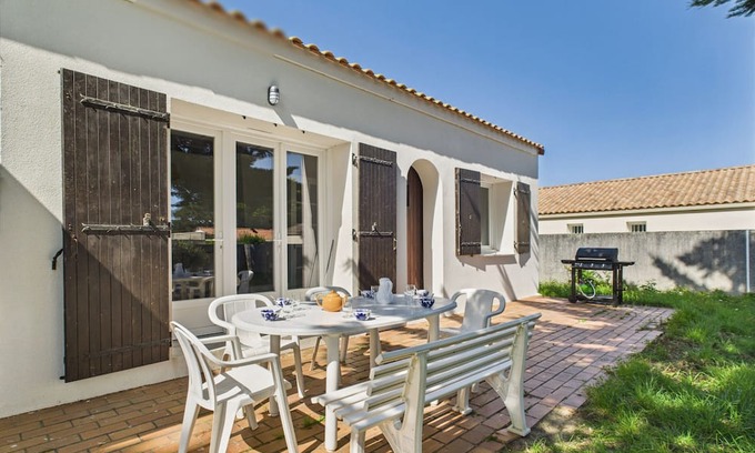 Bretignolles-sur-Mer Casa | Jardín, a 800m de la playa, casa para 6