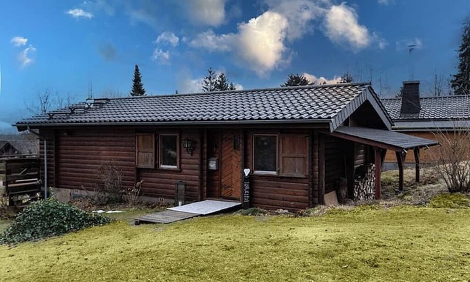 Bromskirchen Cabina | Vacation home wooden house "Zweite-Heimat" Holidays with dog in Bromskirchen
