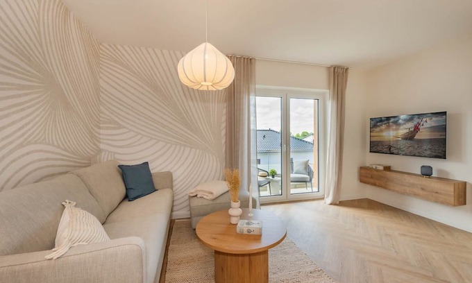 Ueckeritz Apartamento | High-quality vacation home "Domizil zum Lerchengrund 05" in Ückeritz with balcony and