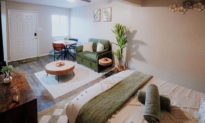 Riverside Apartamento | Modern Studio Retreat Near DT Austin!