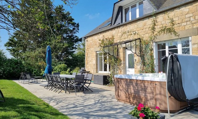 Huisnes-sur-Mer Cabaña | Au Mont Chez Vous #Jacuzzi and Mont-St-Michel View#